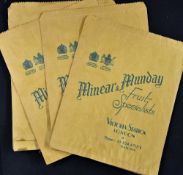 Paper Fruit bags Minear & Munday Fruit Specialists To The Queen & Late Queen Mary Victoria Station