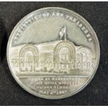 Manchester Exhibition Medallion 1857 Commemorating the opening of the Exhibition of Art Treasures by