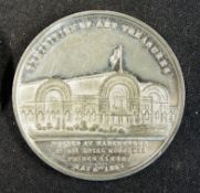 Manchester Exhibition Medallion 1857 Commemorating the opening of the Exhibition of Art Treasures by