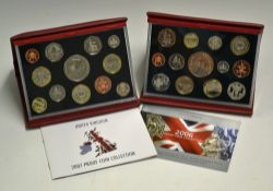 2006 & 2007 United Kingdom Proof Coin Collection consisting of 25 coins in total, all UK coins