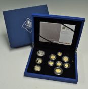 2012 Queen's Diamond Jubilee Silver Proof Coin Set to include £5, 2x £2, £1, 50p, 20p, 10p, 5p, 2p