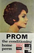 Poster - Prom the Conditioning Home Perm measures approx. 51 x 76cm, general condition with light