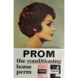 Poster - Prom the Conditioning Home Perm measures approx. 51 x 76cm, general condition with light