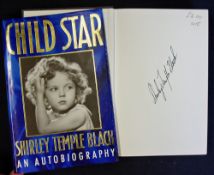 Shirley Temple Black Autograph signed within 'Child Star' autobiography to the first page in ink,