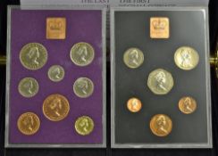 The Last and First Proof Sets of British Predecimal and Decimal Coins