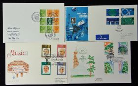 First Day Cover Selection to include Railways, NSPCC, Princess Diana, Royals, Great Britain, and
