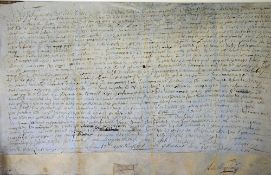 Belgium 17th Century Deed date 1694 relating to the Sale of Property in Ypres, West Flanders,