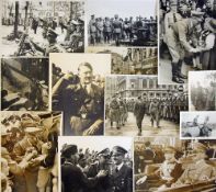 A Large selection of Original Photographs of Adolf Hitler with many others such as Rommel, Raeder,