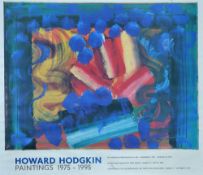 Poster Howard Hodkin Paintings 1975-1995 The Metropolitan Museum of Art 1996 printed in the USA,