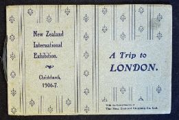 New Zealand International Exhibition 1906-7 'A Trip to London' Publication Christchurch with the