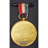 Paris Exhibition 1878 'Henry Giffords' Giant Balloon Medallion the obverse a fine illustration of