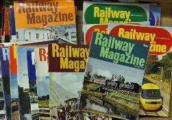 1975 onwards Railway Magazines an incomplete run of magazines, to 1983and 1990s RAIL magazines,