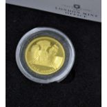 2008 Gold Tristan Da Cunha Trafalgar Half Guinea Coin