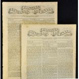 1841 and 1842 Chamber's Edinburgh Journals dates include 6 Nov 1841 and 4 June 1842 contents