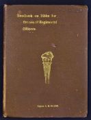 India - Punjab Handbook on Sikhs for the use of Regimental Officers a rare 1896 first edition