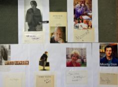 Entertainment Autograph Selection to include Antony Worrall Thompson, Nigel Slater, Monty Don,
