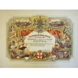 1897 The Queen’s Diamond Jubilee Invitation to the Reception & Ball in the Guildhall London,