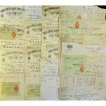 Early 20th Century Tobacco Receipts dates from 1905 onwards in regards to Mr Martin and the purchase