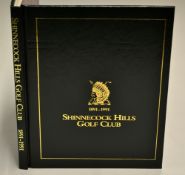 Peper, George - 'Shinnecock Hills Golf Club 1891-1991" deluxe leather limited edition number 549/