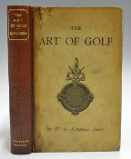Simpson, Sir W G - The Art of Golf" - 1st ed 1887 in the original pictorial boards with replaced