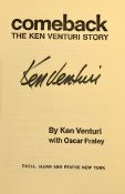 Venturi, Ken (with Oscar Fraley) signed - "Comeback-The Ken Venturi Story" 1st edition 1966 c/w