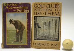 Ray, Edward (2) - Golf Clubs and How to Use Them' 1st ed. 1922, London: Methuen, with Presentation