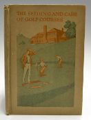 Scott, O.M & Sons (Maryville Ohio Publishers) - scarce "The Seeding and Care of Golf Courses" 1st