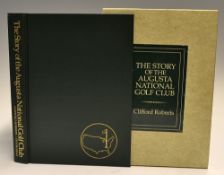 Roberts, Clifford - signed - rare "Story of the Augusta National Golf Club" special edition