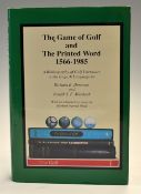 Donovan, Richard E & Joseph S F Murdoch - "The Game of Golf and the Printed Word 1556-1985" 1st ed