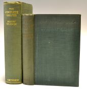 Vardon, Harry (2)-"The Complete Golfer" 12th edition published by Methuen & Co Ltd London in the