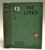 Hunter, Robert - "The Links" 1st US edition 1926 published by Charles Scribner's Sons New York, in