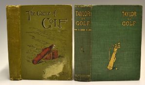 Early cornerstone golf books (2) to incl Wm Park Jnr - "The Game of Golf" 3rd ed 1896 original