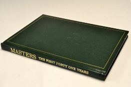 Masters Golf Annual 1978 - "The First 40 Years" Vol. 1 in the original green leather and gilt boards