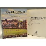 Olman Morton and John signed - "St Andrews & Golf - With Illustrations by Arthur Weaver "