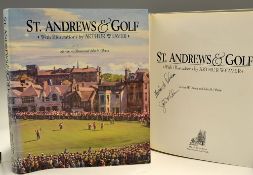 Olman Morton and John signed - "St Andrews & Golf - With Illustrations by Arthur Weaver "