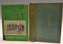 Morrison, J S F (Ed) - "Around Golf" - 1st ed 1939 in the original green and gilt decorative