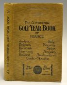 The Continental Golf Year Book for 1926 - publ'd by Guides Plumon France (English Edition) in the