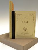 Cundall, John -"Rules of The Thistle Golf Club" facsimile edition of the original published in