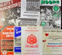 1980s Manchester United Away football programme selection to include 1964 Duke of Edinburgh Trophy v