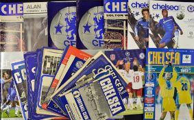 1940s onwards Chelsea home football programmes includes 1946/7 Aston Villa, 1948/49 Charlton