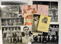1960s Liverpool Autograph Selection includes a number of autograph album pages signed next to