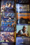 Large collection of Cardiff and Cardiff Blues rugby programmes from 1998 to 2005 - in all approx. (