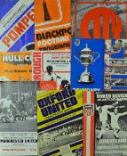 1974/75 Manchester United in Division 2, home football programme collection (complete 28 issues)