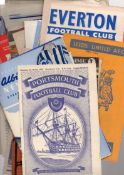 Assorted Football Programmes: Large amount of programmes 1955 and 1956 teams Burnley, Manchester