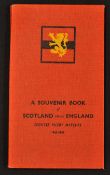 1942-1945 Scotland v England rugby souvenir book - comprising 8x Service International programmes