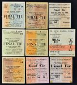 Selection of 1960s FA Cup Final Match tickets to include 1960, 1961, 1962, 1963, 1964, 1966, 1967,