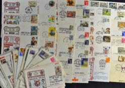 Assorted 1970s onwards Football First Day Covers a mixed selection of teams such as Manchester City,