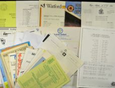Assorted Selection of 1950s onwards football programmes many reserve and non-league programmes