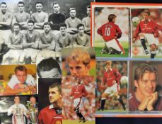 Collection of Manchester United coloured Postcard player photographs mainly from 1990s includes