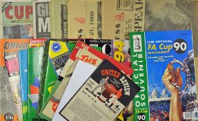 Interesting Manchester United Memorabilia includes 1948 FA Cup Blackpool v Manchester United